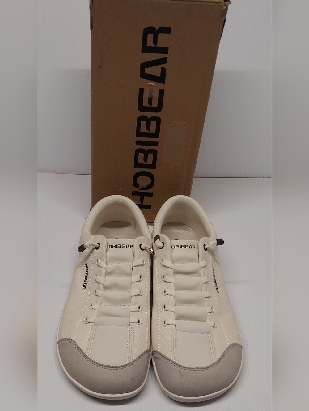 Hobibear Sneakers Womens 11 White Sorrel Barefoot Lightweight Minimalist Shoes